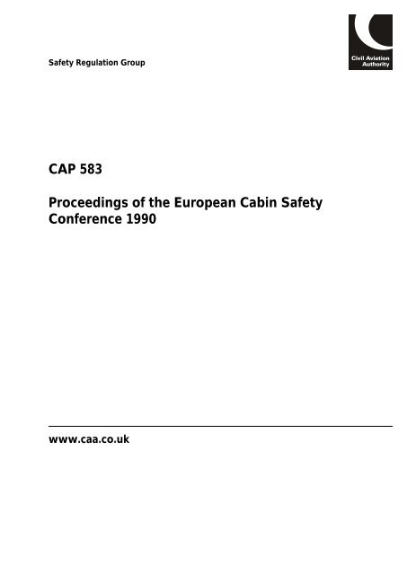 CAP 583 - Civil Aviation Authority